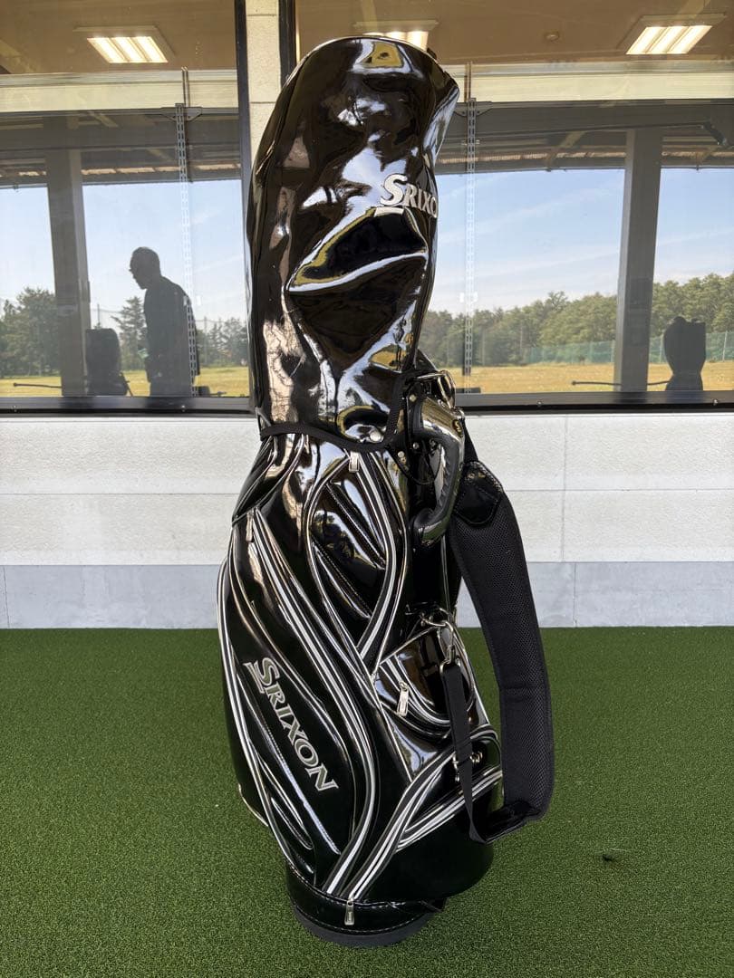 SRIXON エナメルブラック 中古キャディバッグ