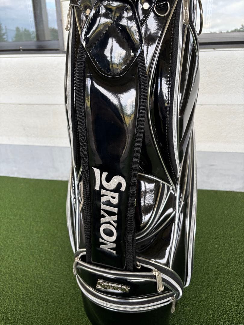 SRIXON エナメルブラック 中古キャディバッグ