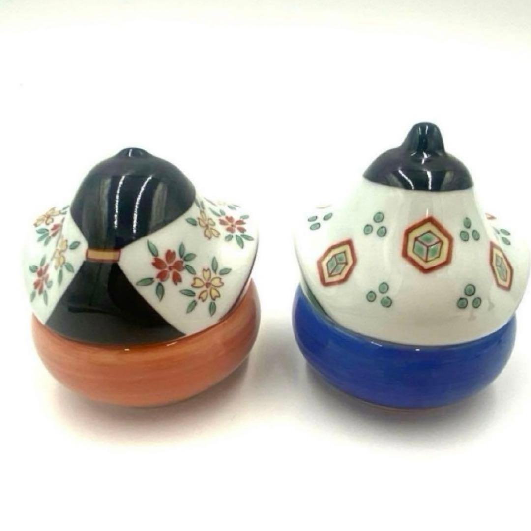 【☆特別価格☆】【新品】【大人気】有田焼幸楽窯　雛人形&ぼんぼり珍味入4点セット