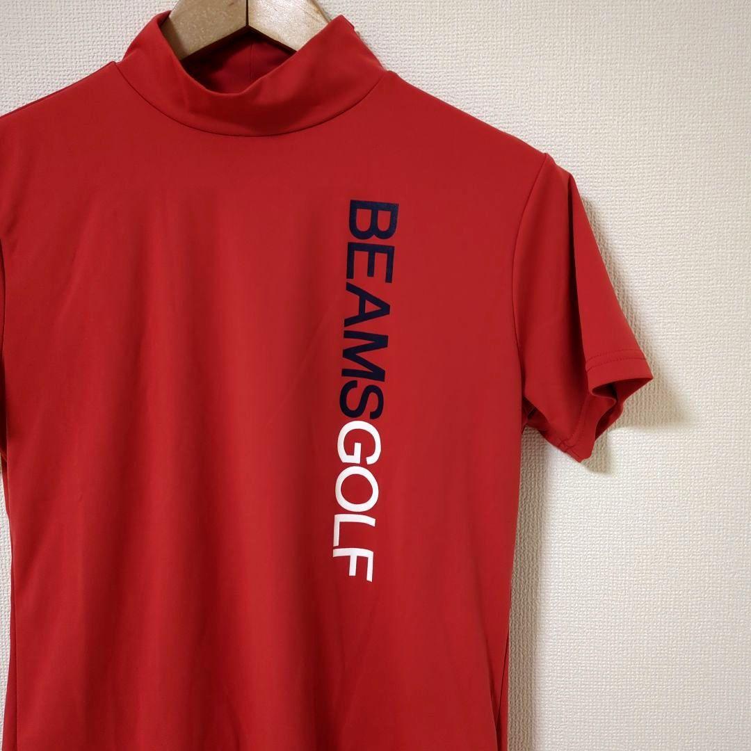 ★美品★BEAMS　GOLF　スポーツロゴ　モックネック　サイズ　L