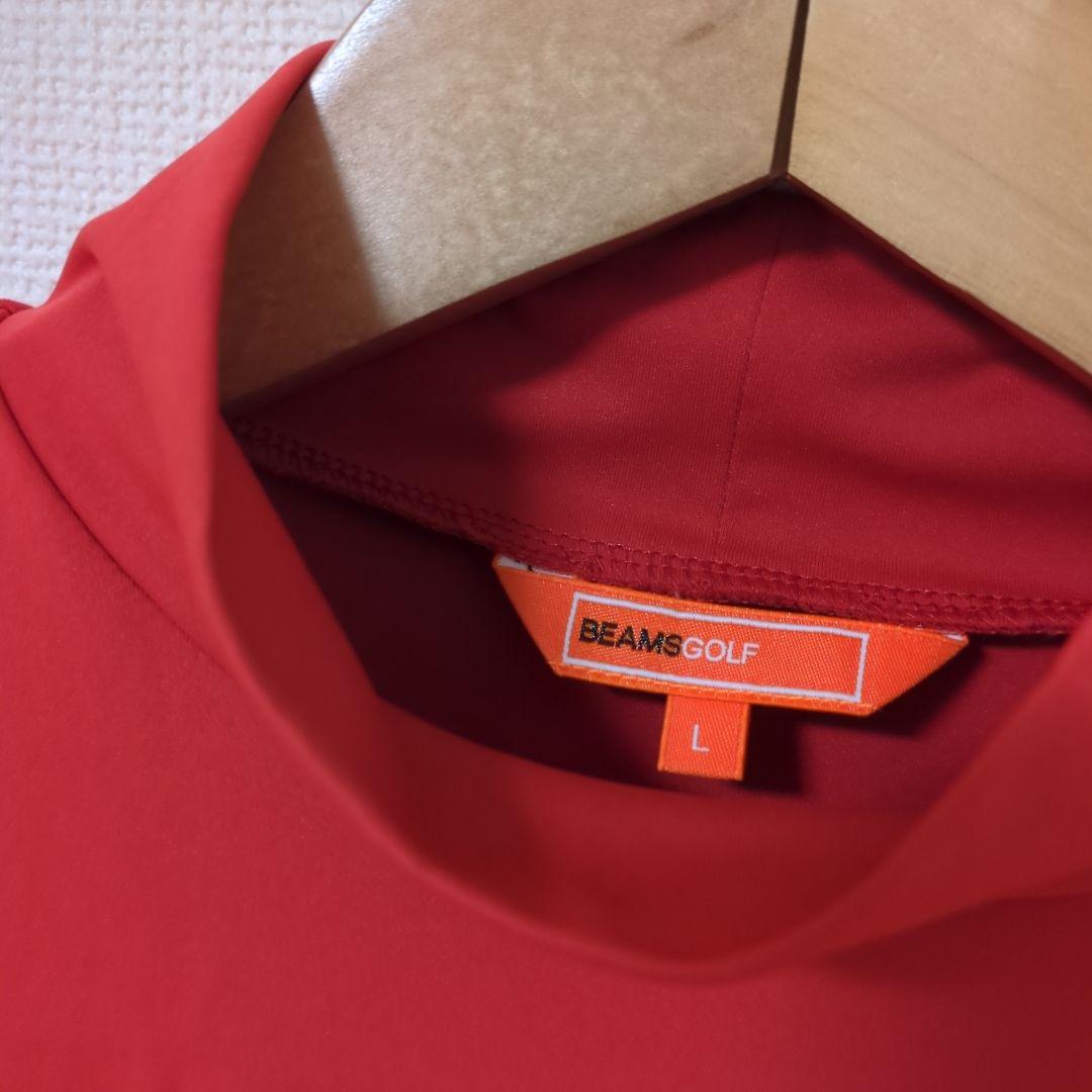 ★美品★BEAMS　GOLF　スポーツロゴ　モックネック　サイズ　L
