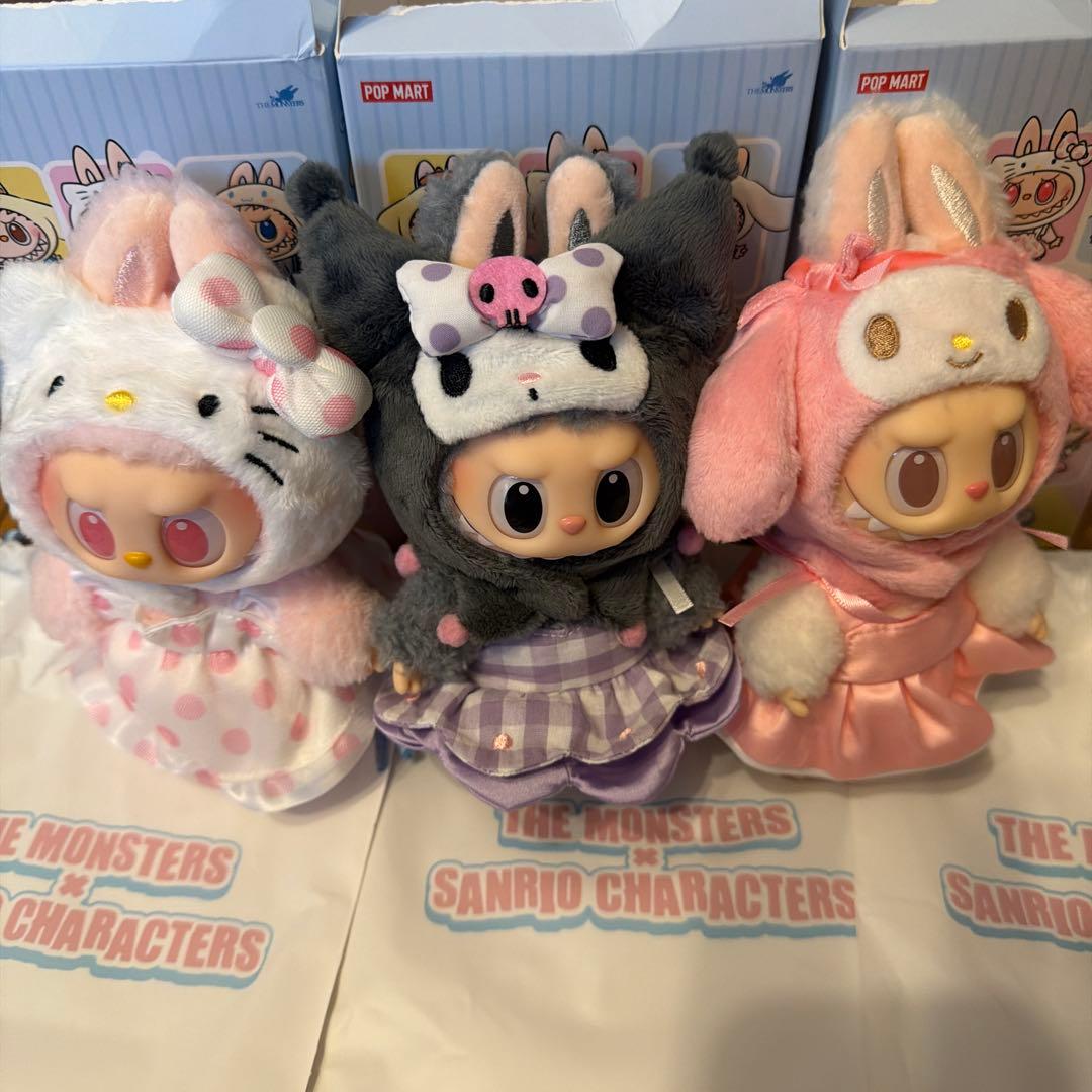 LABUBU THE MONSTERS サンリオキャラクターズ3体セット