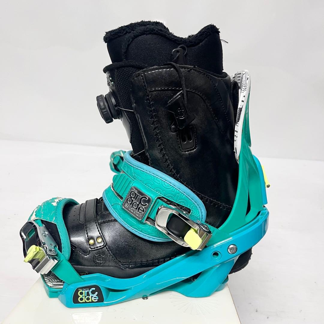 SALOMON K2 レディース　スノボセット　サロモン　スノーボード　バイン