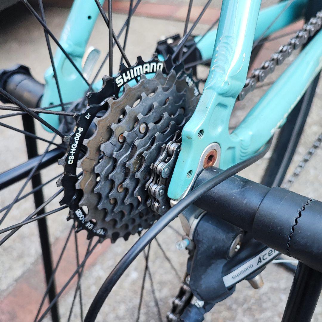 福岡発 新品パーツ多数 Bianchi ROMA4 ビアンキ チェレステ