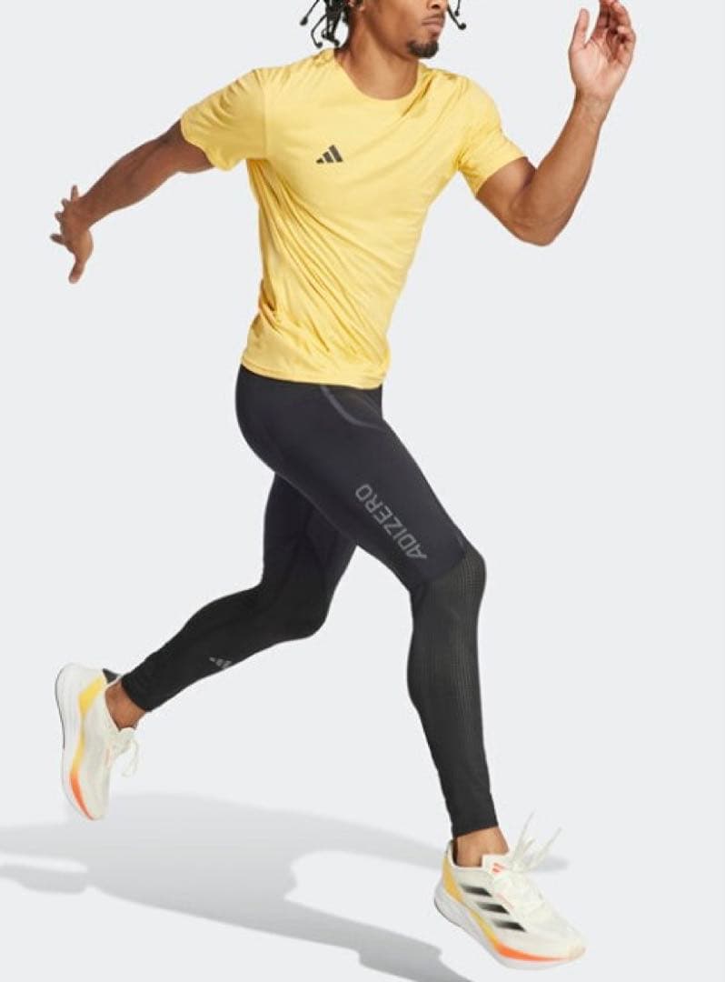 送料無料 新品adidas ADIZERO ランニング ロングレギンス 3XL