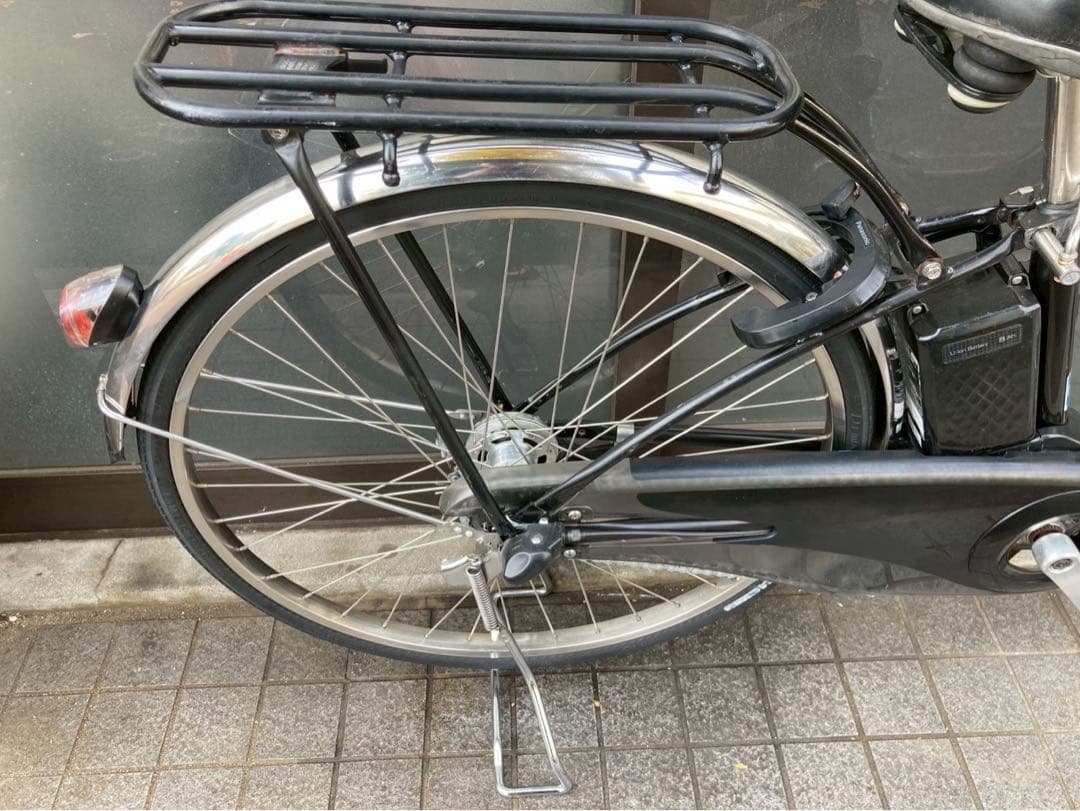 中古電動自転車 パナソニック ビビDX 26インチ ブラック 横浜 №3667