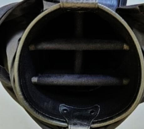 送料無料/美品　TourEdge 重厚感高級キャディバッグ BLACKxBLUE
