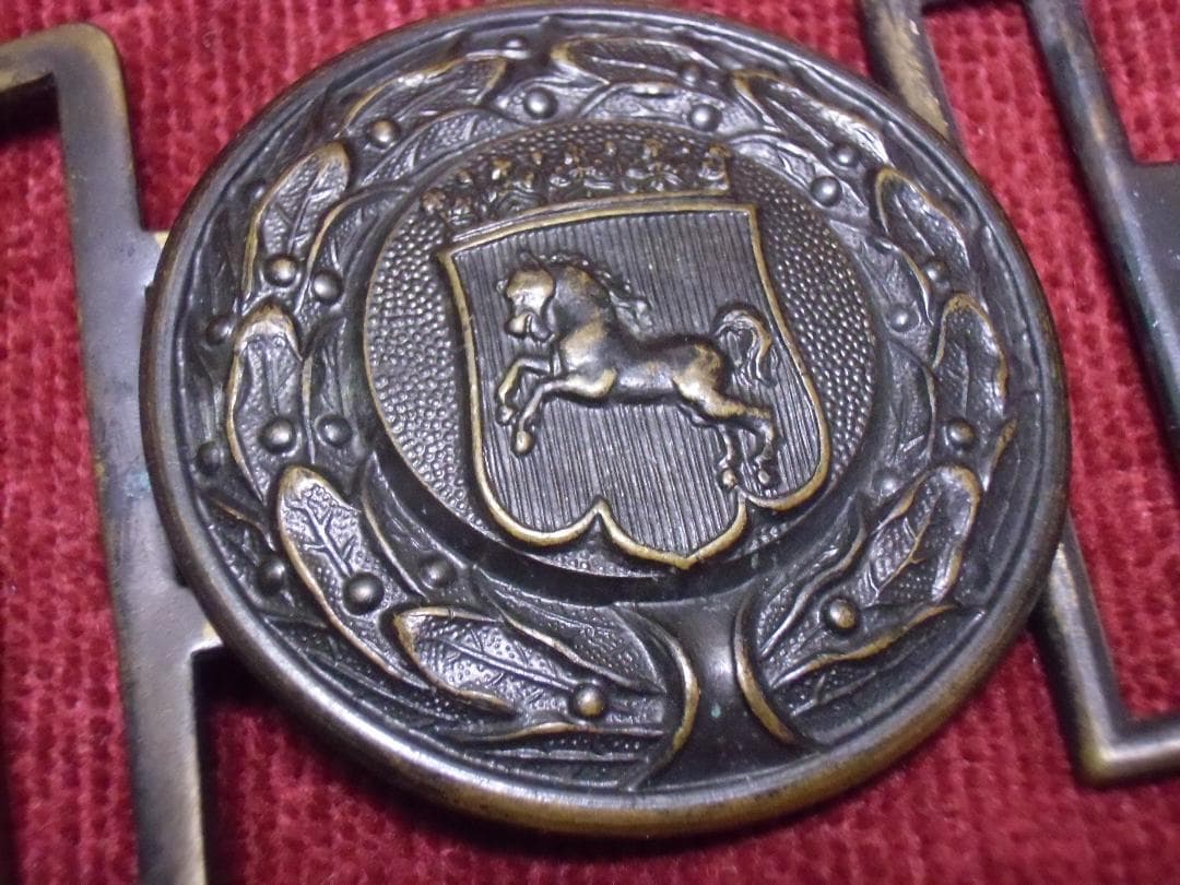 ドイツ軍＊ヴェストファーレン州＊消防警察将校バックル（実物）