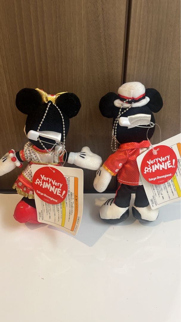 ベリーベリーミニー ミッキー ミニー ぬいぐるみバッジ フラッグ ベリミニ