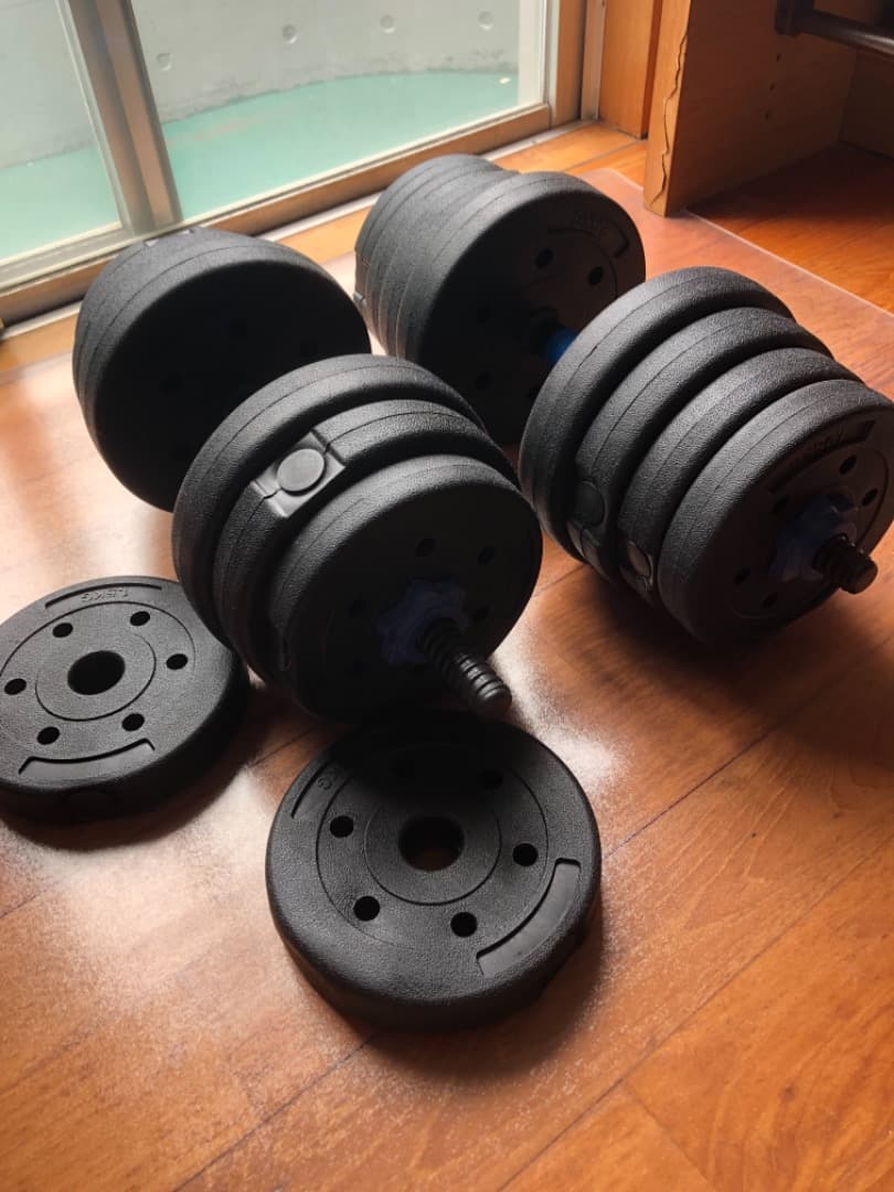 ダンベル 可変式 15kg×2個セット