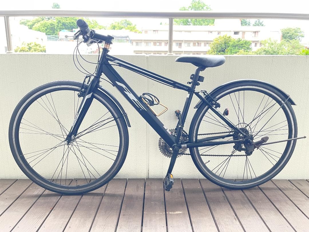 クロスバイクAMERICAN EAGLE　外装18段変速　black　引取専用