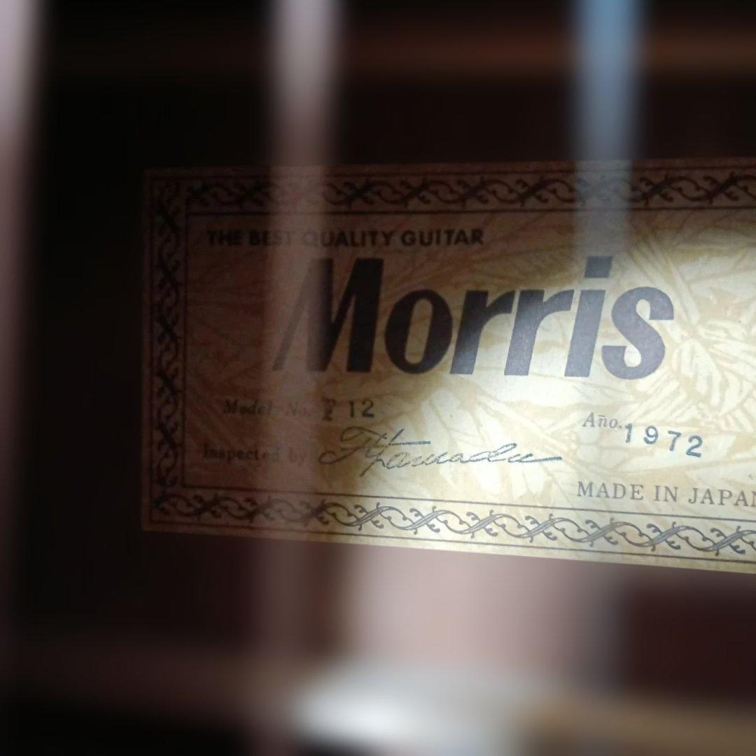 初期ロゴ Morris モーリス アコギ F12 吉野楽器 F-12