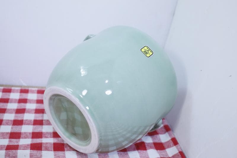 新品・保管品 ◆希少◆信楽焼　ぬか漬け鉢　【蔵】