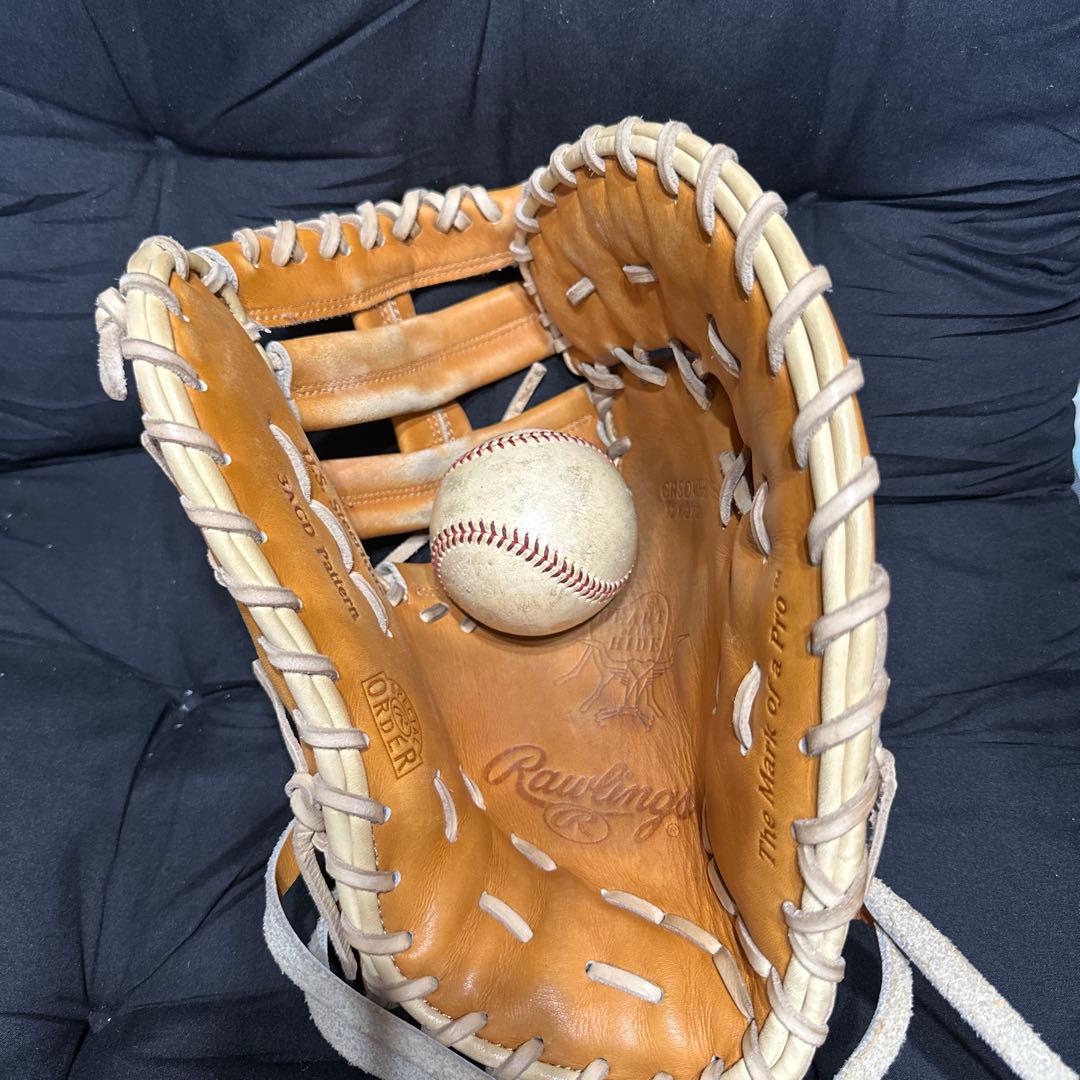値下げ不可【中古】ローリングス　一般軟式オーダーファーストミット(13 1/2)