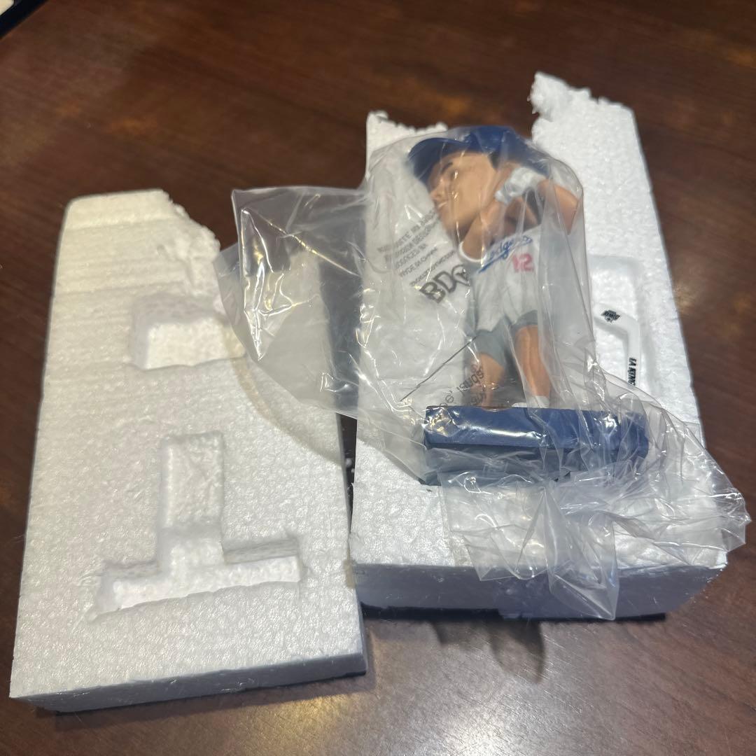 LA キングス ロサンゼルス・ドジャース トレバームーア 箱入り ボブルヘッド