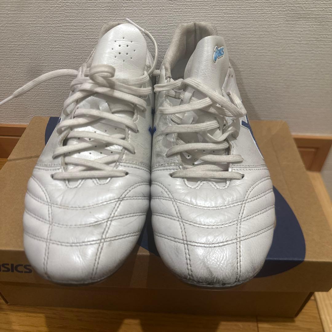 ⭕️値下げ可能！！ASICS スパイクシューズ ホワイト/ブルー　26cm