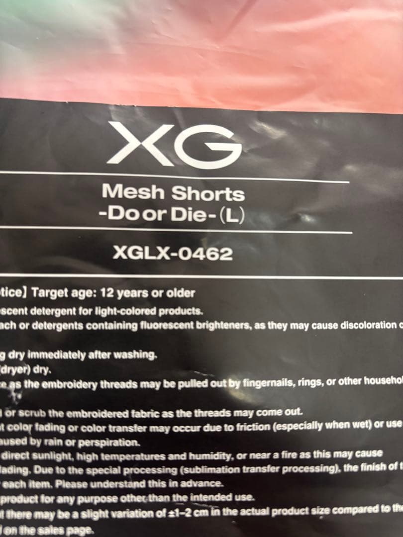 ⭐︎未着用⭐︎XG Mesh Shorts -Do or Die- (Lsize)
