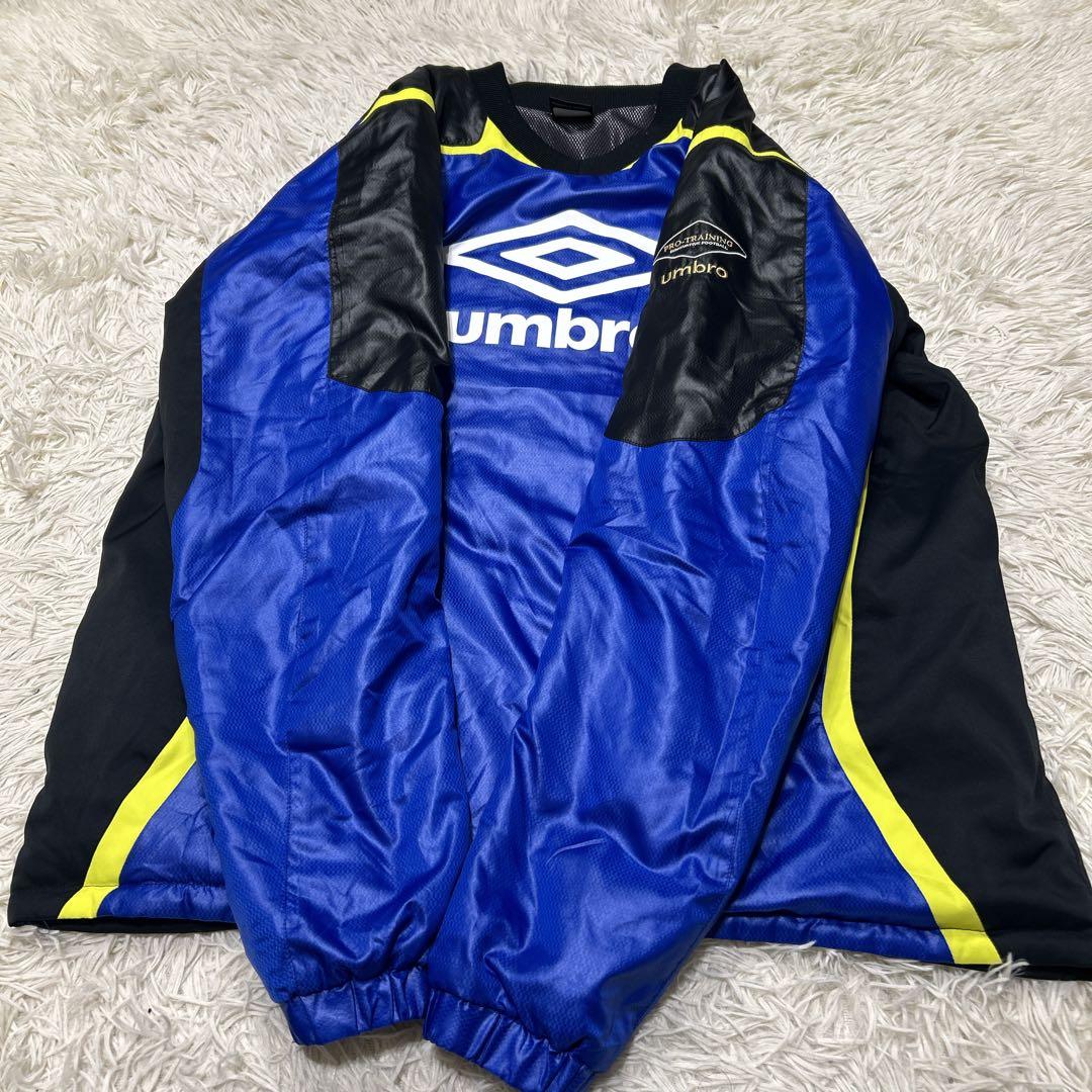 UMBRO アンブロ　刺繍ロゴ　ナイロンジャケット　パンツ　セットアップ　ピステ