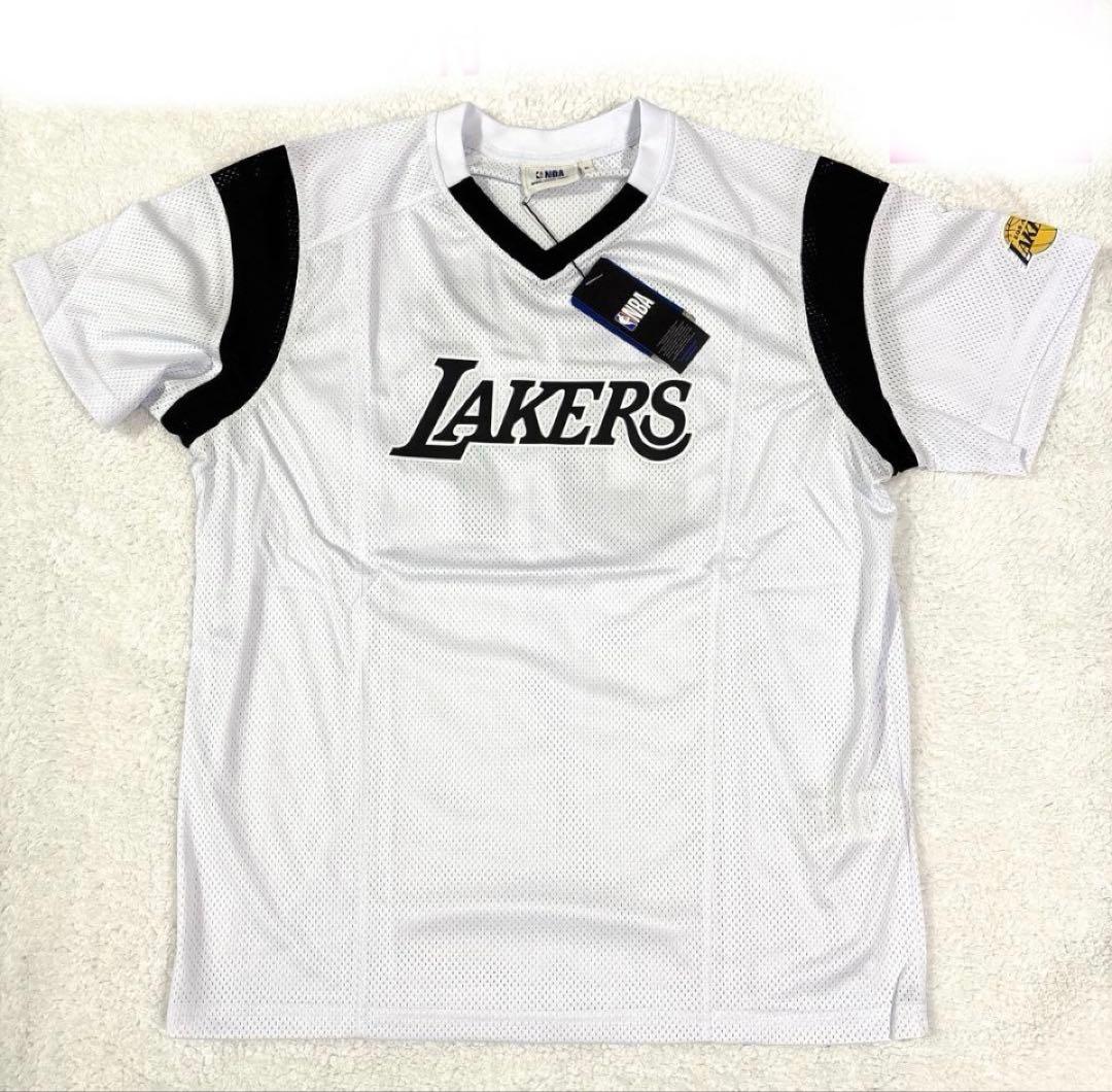 【 新品 未使用 タグ付き 】 NBA シャツ メッシュ バスケット レイカーズ