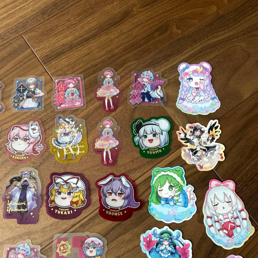 東方project ステッカー　52枚まとめ売りセット　美品