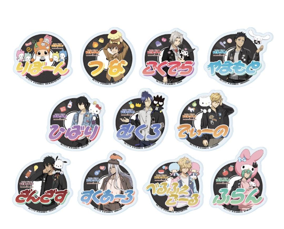 家庭教師REBORN！sanrio characters おなまえプレートバッジ