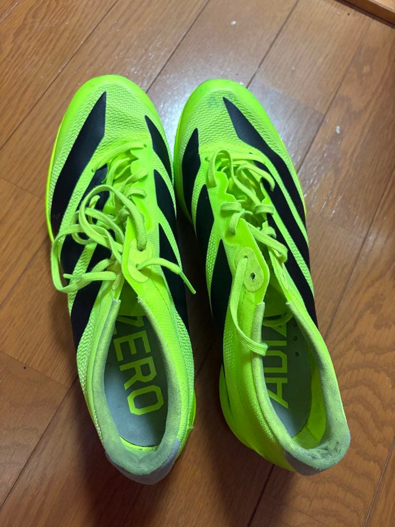 adidas Sprint Pro スパイクシューズ 蛍光イエロー 26.5cm