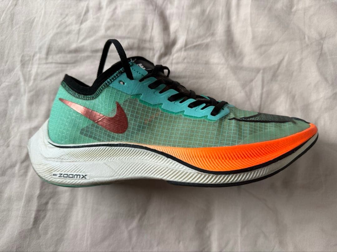 Nike Zoom X Vaporfly Next% ヴェイパー青/オレンジ