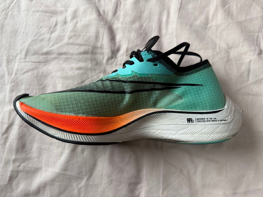 Nike Zoom X Vaporfly Next% ヴェイパー青/オレンジ