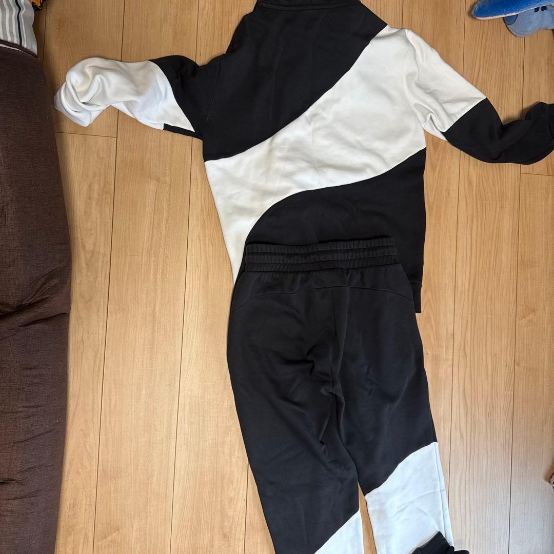 PUMA ジャージ上下セット ブラック/ホワイト