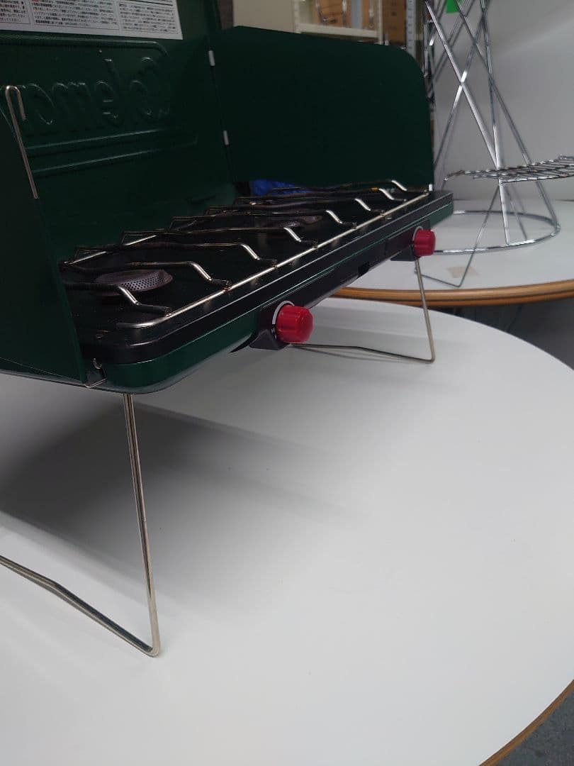 オーリック 小型 ガスバーナー Colemanツーバーナーコンロ ガス缶大×2