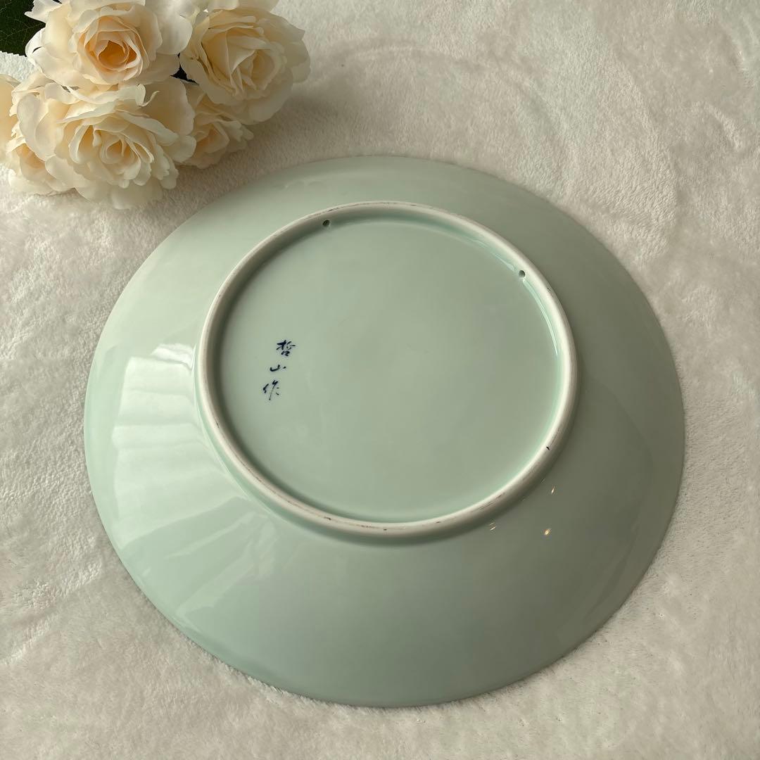 【希少品・保管】有田焼　哲山作　飾皿 大皿　有田銘窯