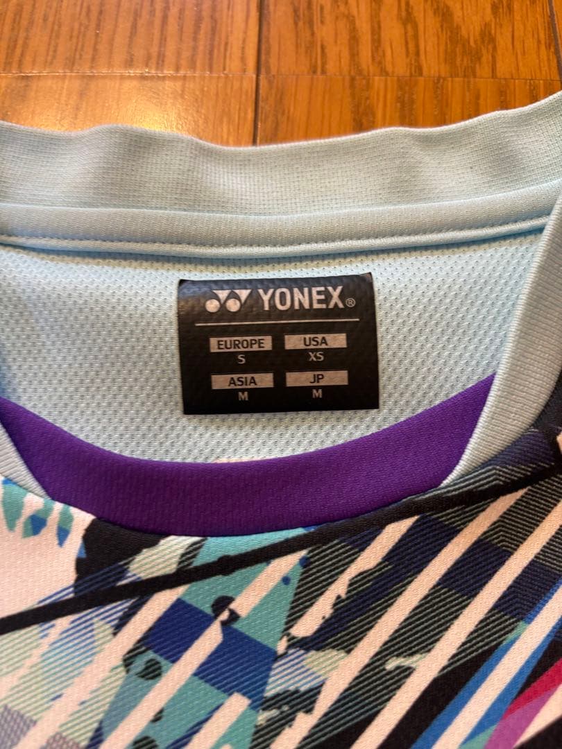 超美品ヨネックスTシャツ&パンツ2点セット水色YONEXサイズMテニスバド