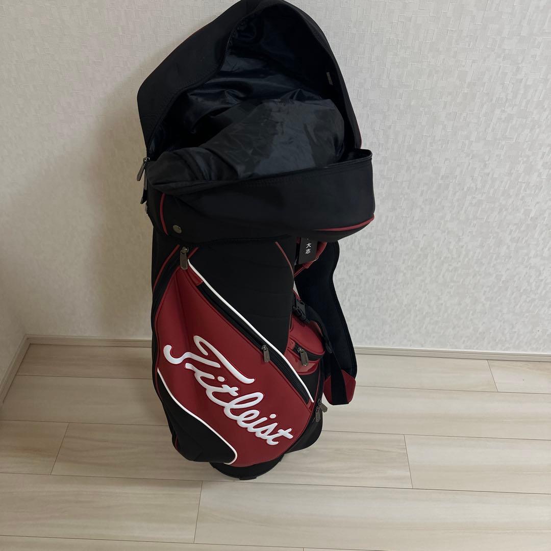 タイトリスト　キャディバッグ　アスパイヤ　赤　Titleist 美品　おまけ付き