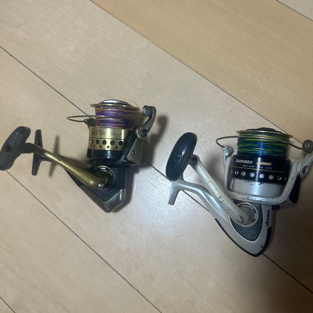 Okuma タマン釣り用スピニングリール2個セット