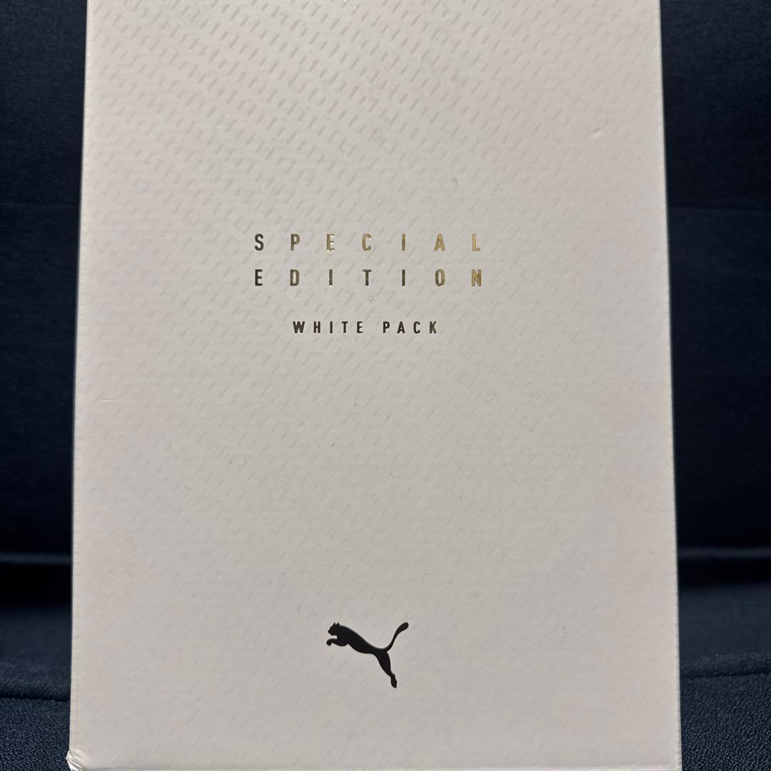 PUMA KING サッカーシューズ ホワイト/ゴールド
