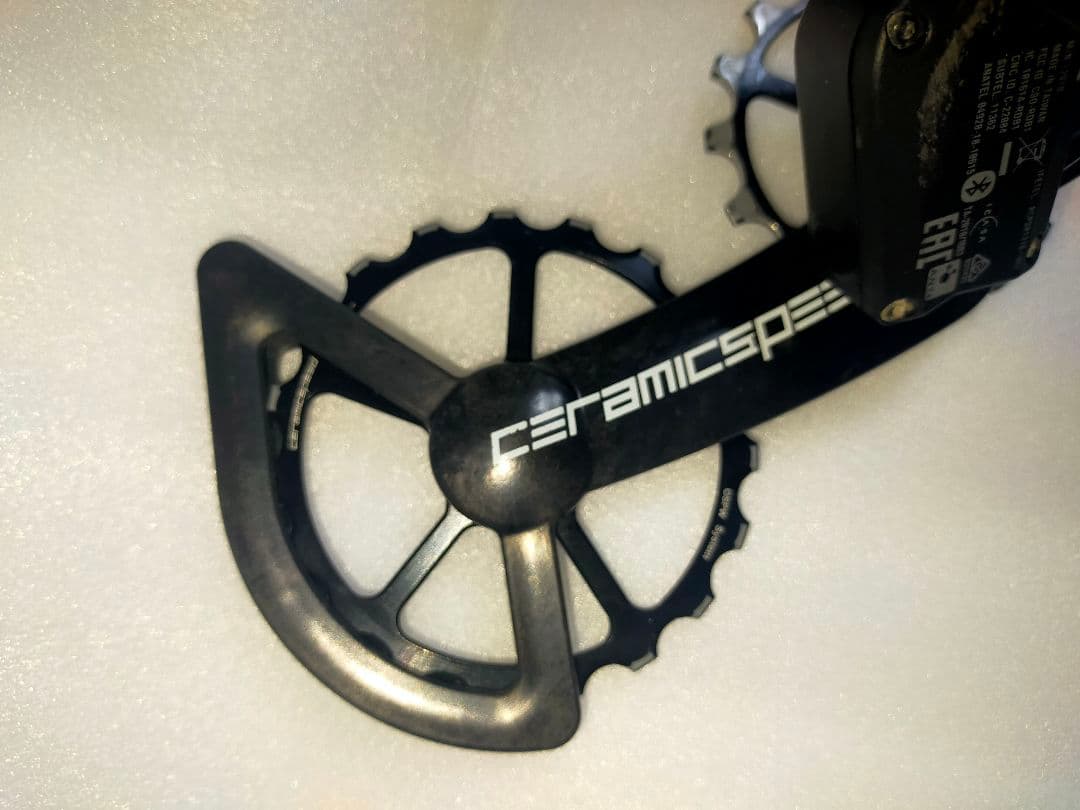 SRAM RED リアディレイラー +CERAMIC SPEED ビッグプーリー