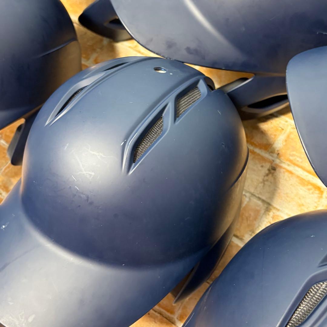 ZETT J.S.B.B 野球 ヘルメット セット 一般軟式用 マットネイビー