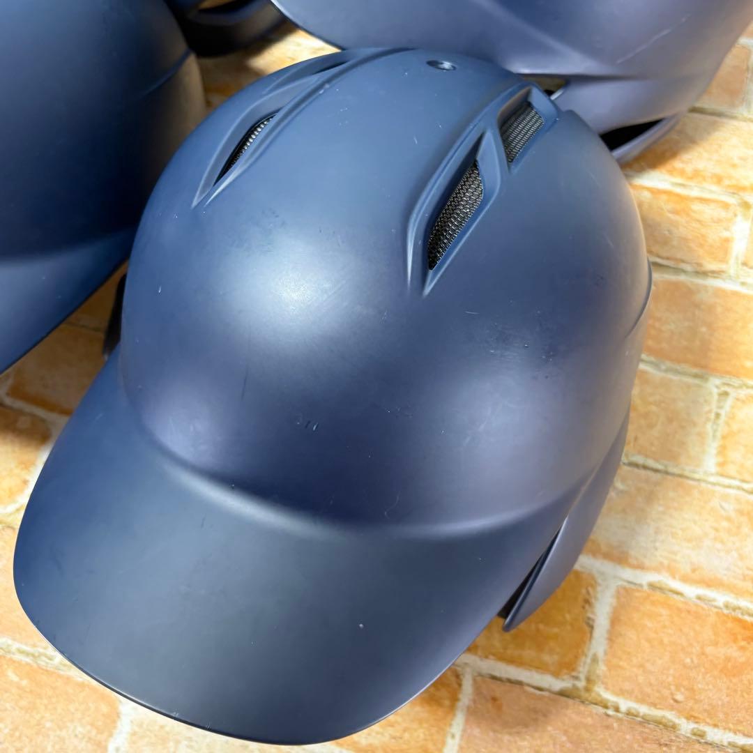 ZETT J.S.B.B 野球 ヘルメット セット 一般軟式用 マットネイビー