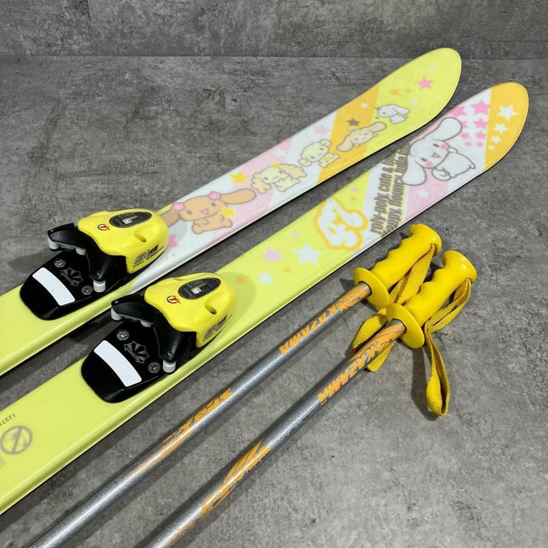 即乗り サンリオ シナモロール 120cm スキー セット ジュニア キッズ