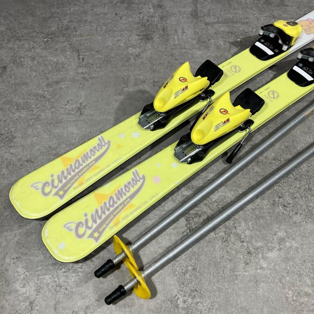 即乗り サンリオ シナモロール 120cm スキー セット ジュニア キッズ