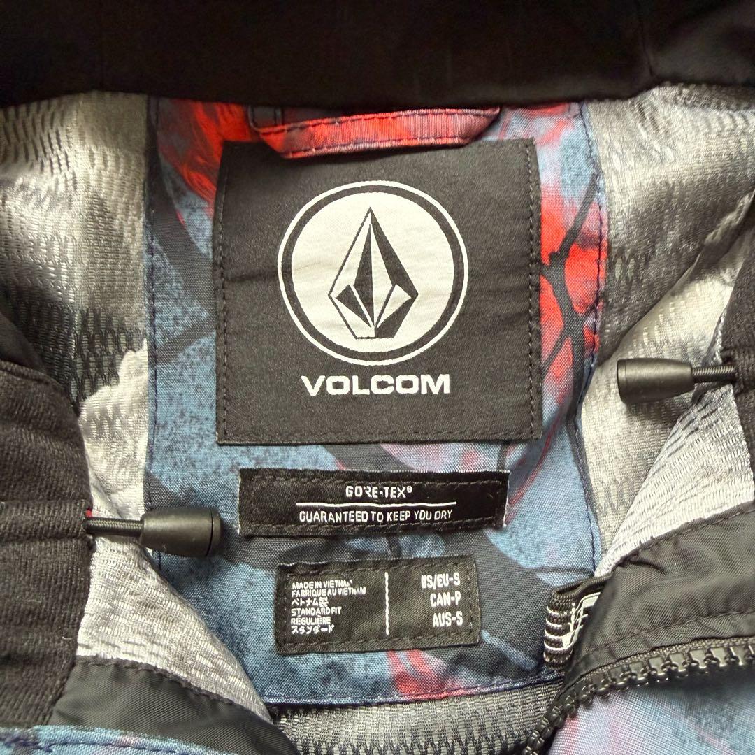 VOLCOM スノーボードウェア ジャケットGore-Tex 総柄 S