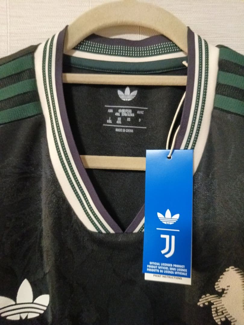 美品　未使用　ユベントス　3rd　サード　ユニフォーム　5XL　オーセンティック