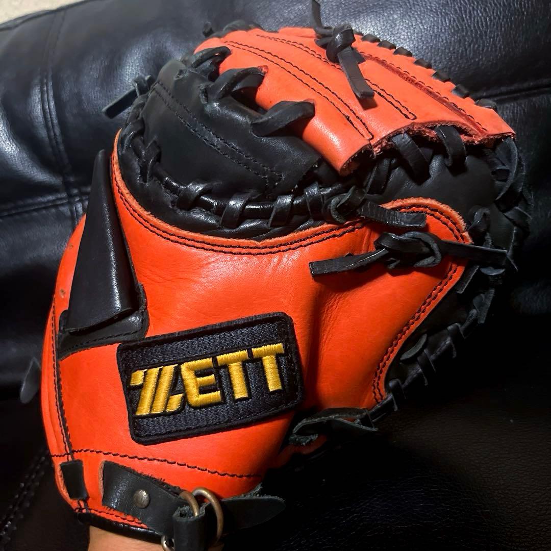 美品　ZETT ゼットプロ　軟式キャッチャーミット