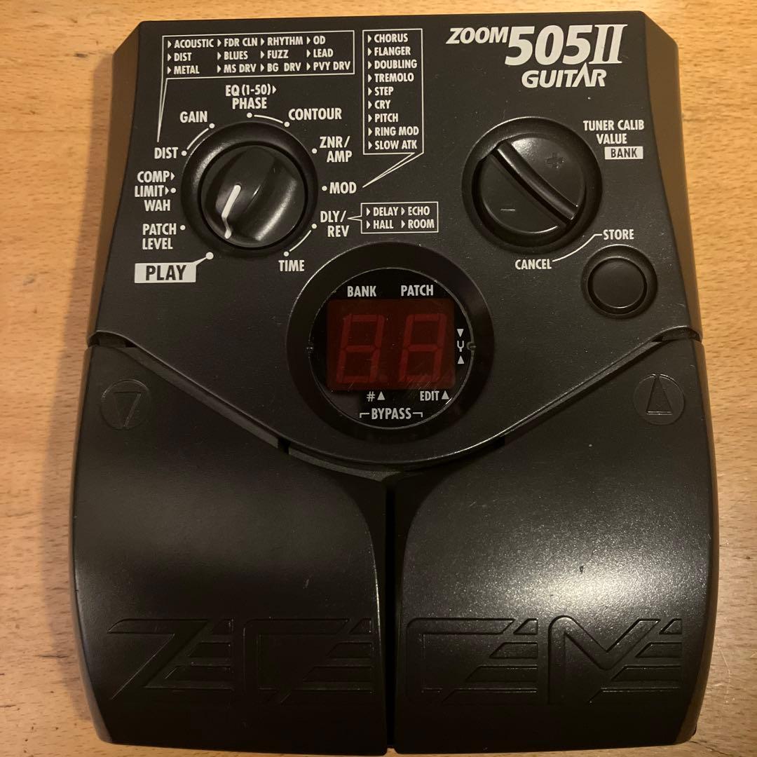 Zoom 505II マルチギターエフェクター + Zoom FP02M