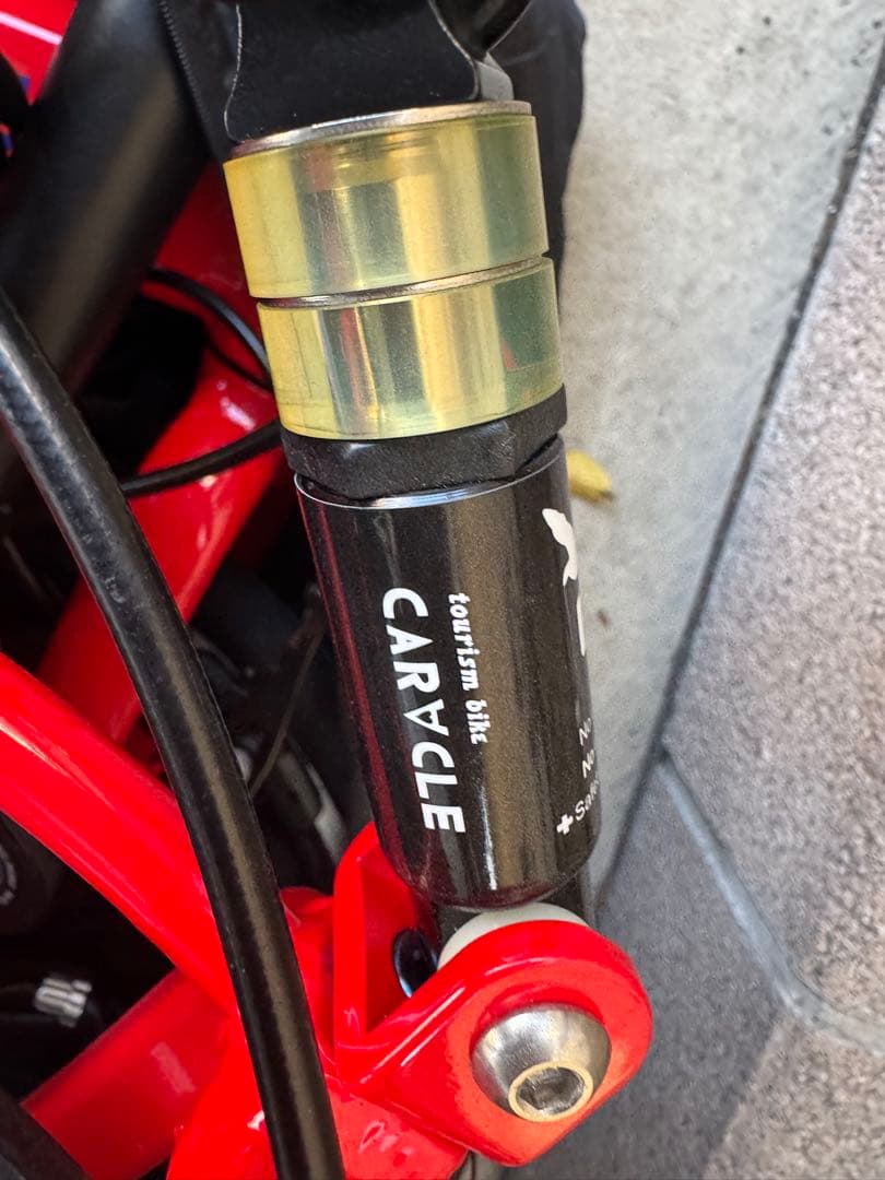 CARACLE-s 折りたたみ自転車 レッド
