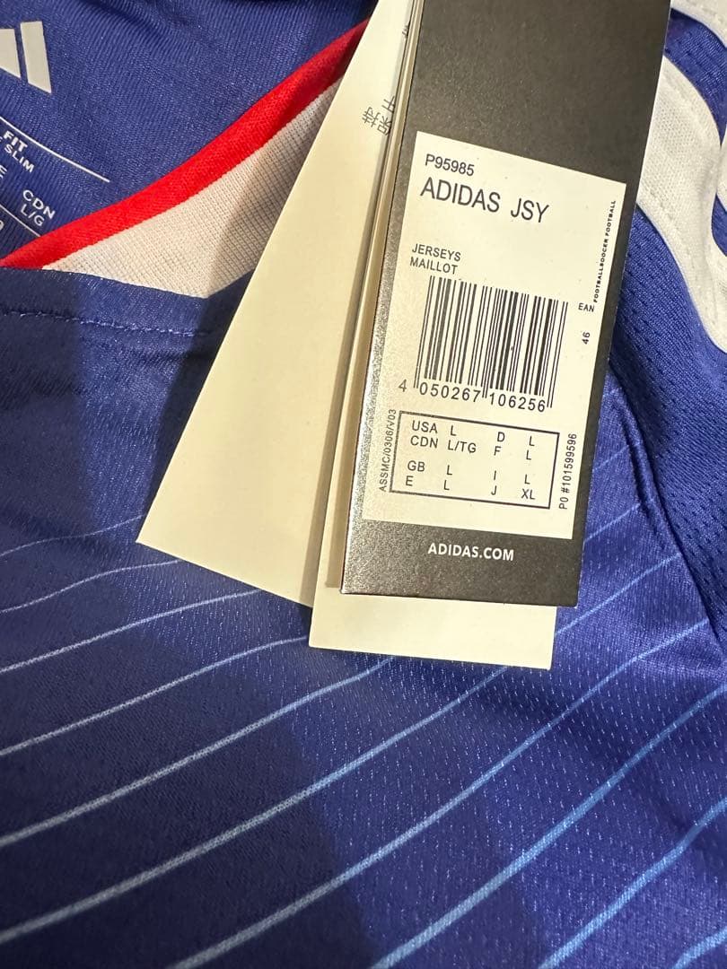 【新品未使用】サッカー日本代表 ユニフォーム 21番 Lサイズ　W杯モデル　佐野