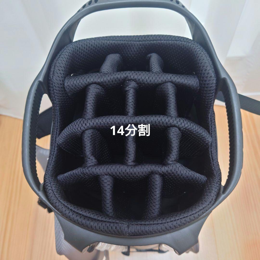 BOYEASKULLEAPウルトラライトゴルフバックグレー/ホワイト/レッド新品