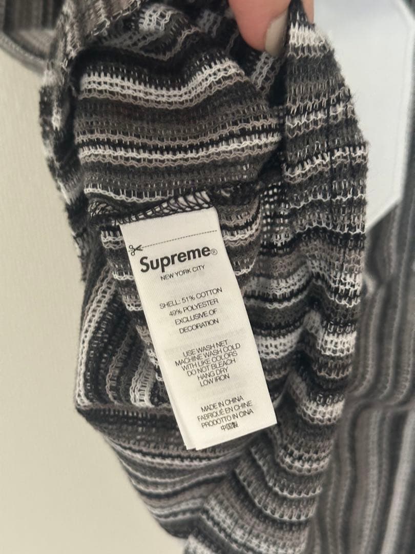 シャツ Supreme 25ss Open Knit Football Top