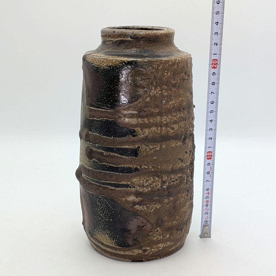 山内勉 備前焼 窯変花入 花生 花瓶 花器 フラワーベース 華道具 茶道具 置物
