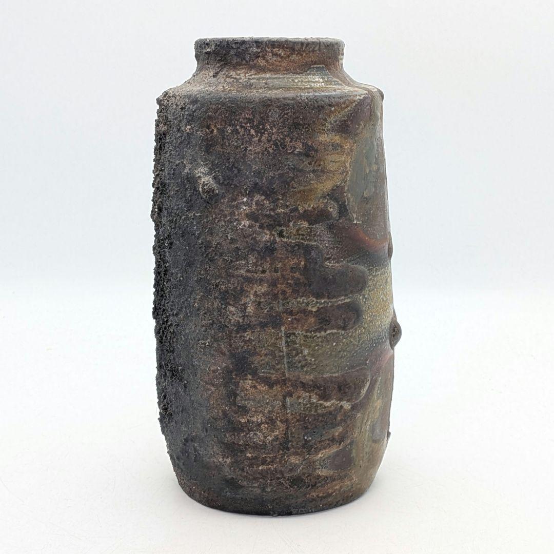 山内勉 備前焼 窯変花入 花生 花瓶 花器 フラワーベース 華道具 茶道具 置物